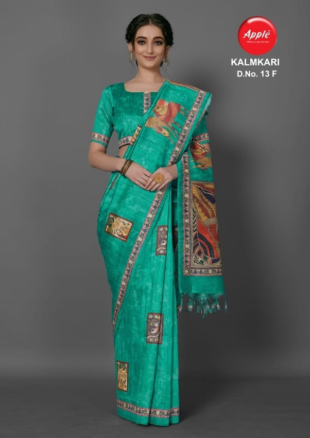 Kalamkari Vol 13 Apple Designer Printed Sarees Catalog